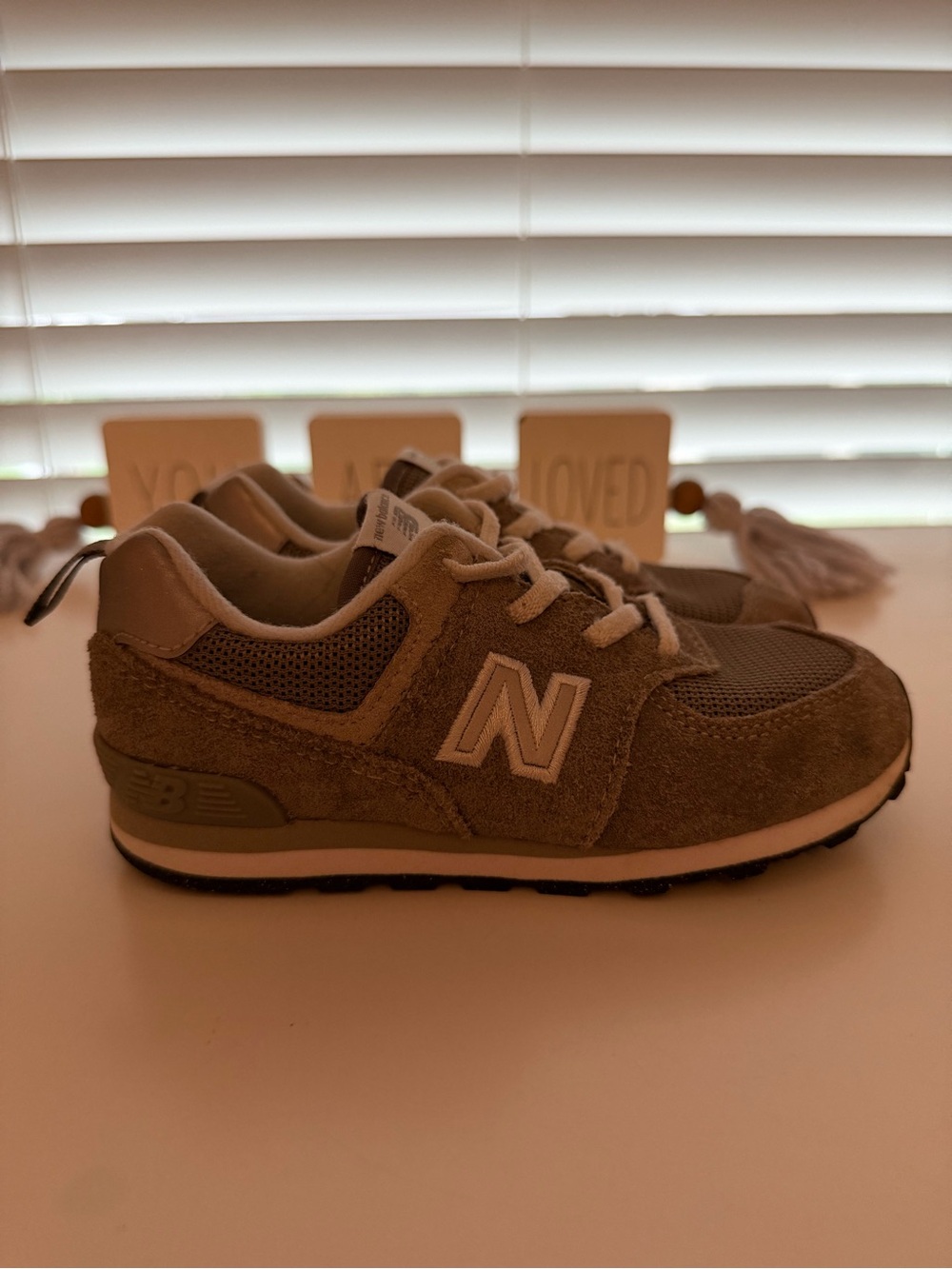 New Balance Toddler 574 Classic Sneaker in Gray - Picture 4 of 6